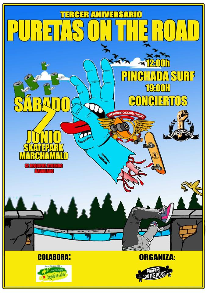 Tercer Aniversario Pureta en Madrid. Skate!