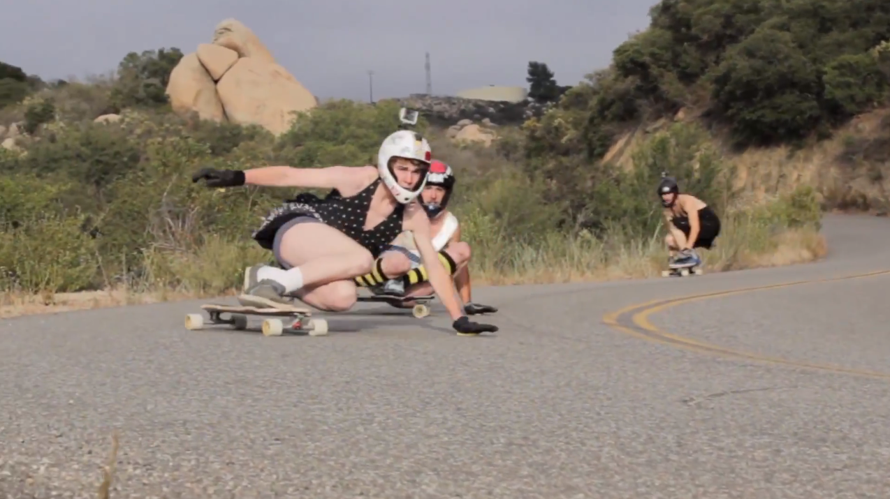 Drag race in San Diego. Welcome, ladies!