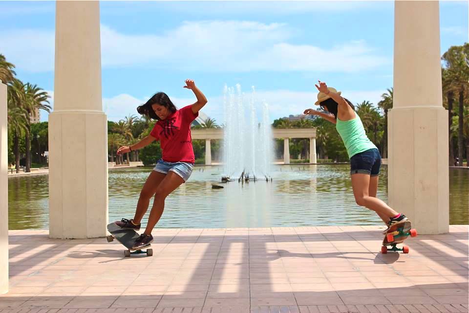 Neena Schueller & Cindy Zhou in Spain