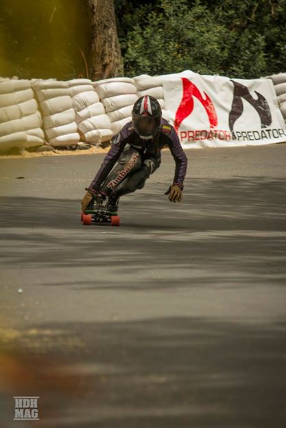 Jenny Salazar bombing hills in Colombia!