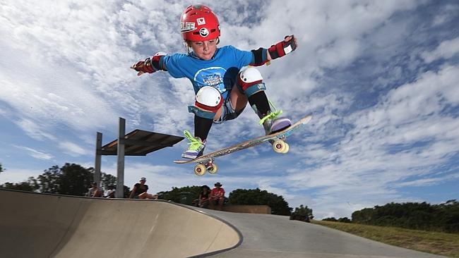 Quincy Symonds, 6 year-old surfer & skater