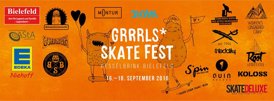 GRRRLS* Skate Fest 2016 in Bielefeld